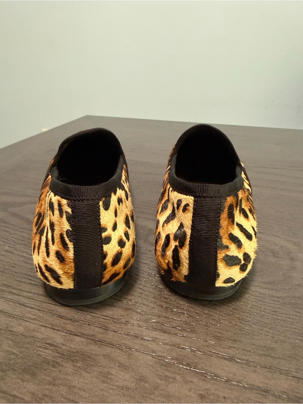 Gentle Souls Bailey Leopard Calf Hair Loafers Flats Women’s US 10M Slip On EUC - Picture 2 of 11